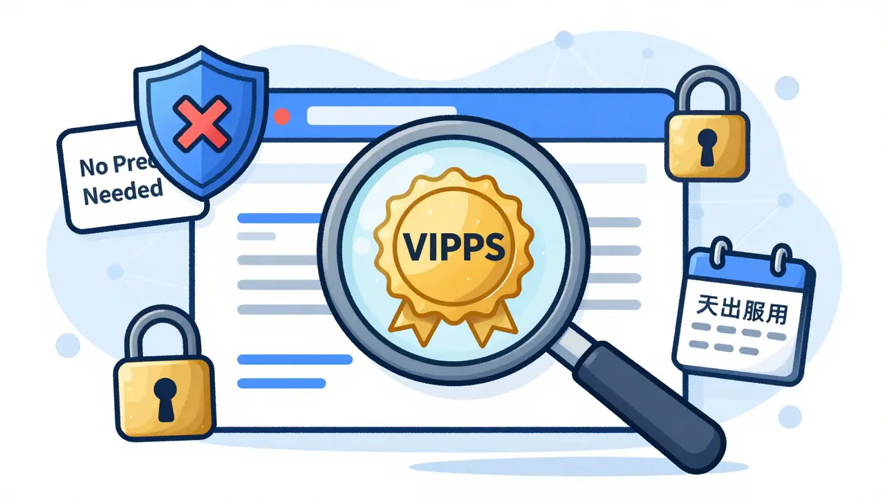 Magnifying glass verifying safe online pharmacy certifications
