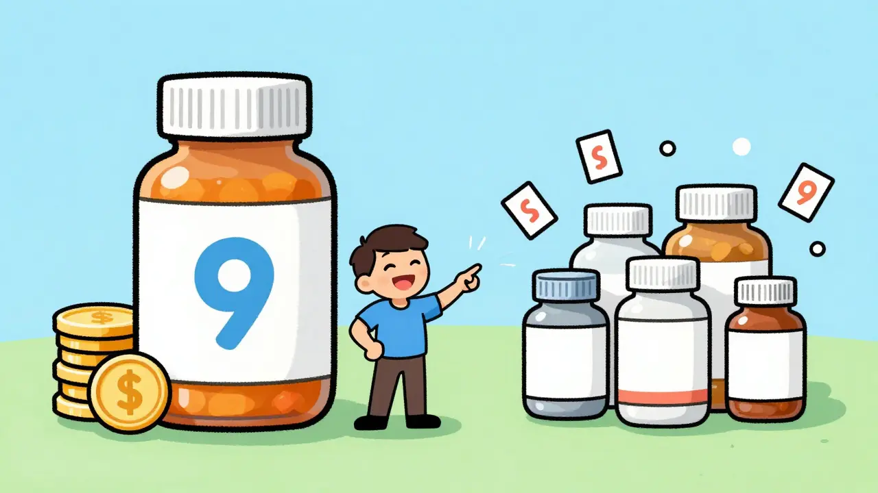 Comparison of expensive brand pills vs cheap generics