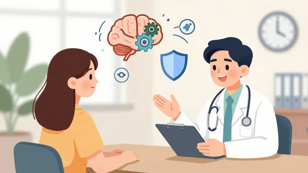 Doctor consulting with patient about pregnancy options